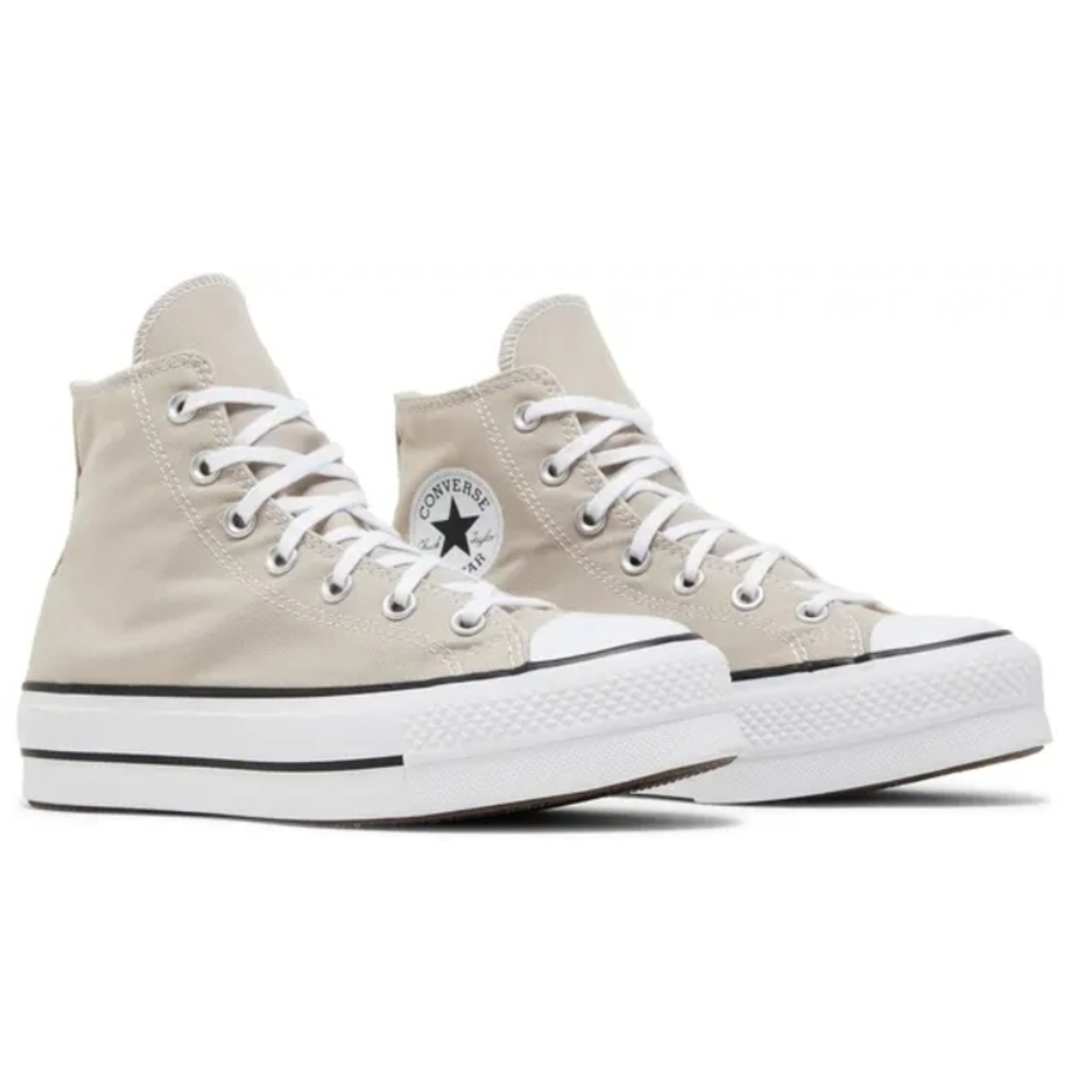 Converse Beige High-Top Sneakers